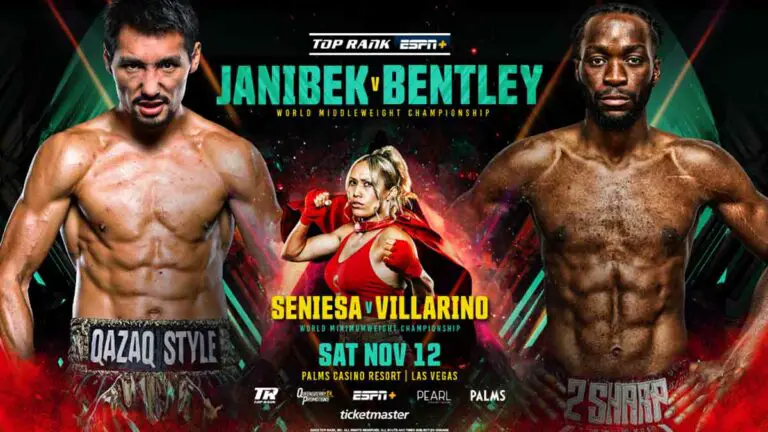 Janibek Alimkhanuly vs Denzel Bentley Results LIVE, Streaming Details
