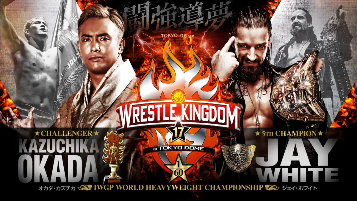Jay White(c) vs Kazuchika Okada Wrestle Kingdom 17