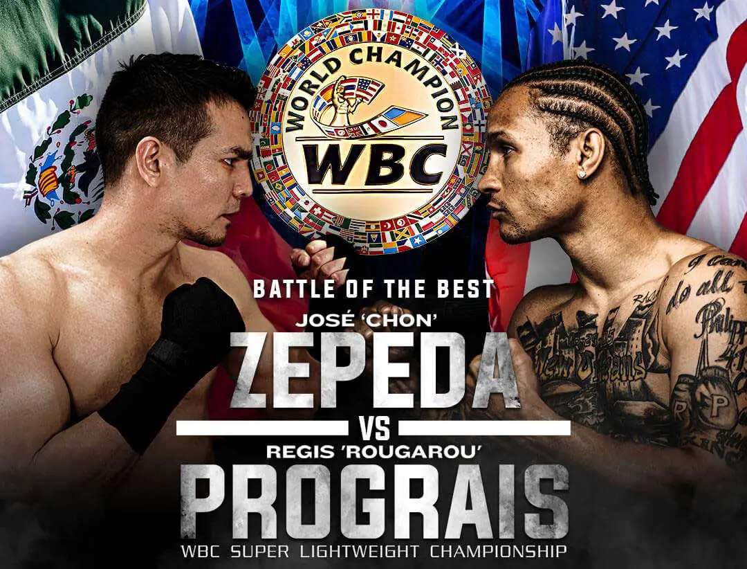 Jose Zepeda vs Regis Prograis poster