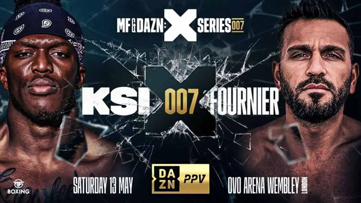 KSI Next Fight: vs Joe Fournier, May 13, 2023