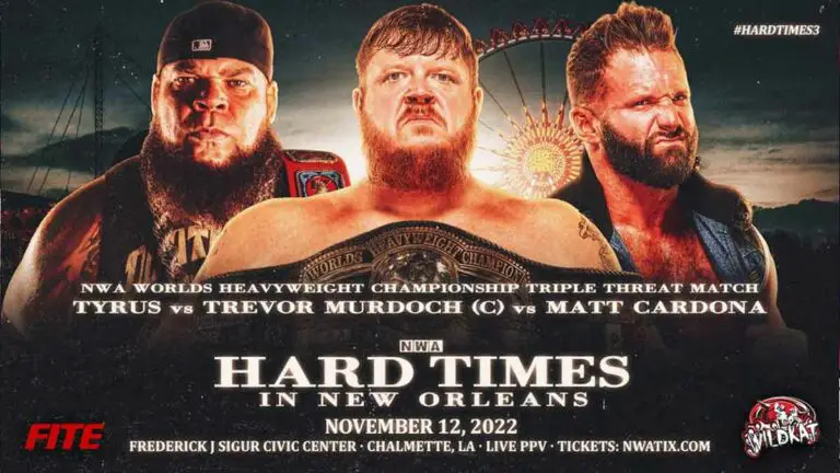 NWA Hard Times 3 2022 Results LIVE, Card, Streaming details