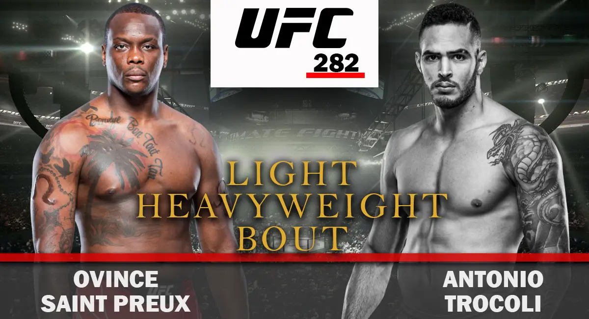 Ovince Saint Preux vs Antonio Trocoli UFC 282