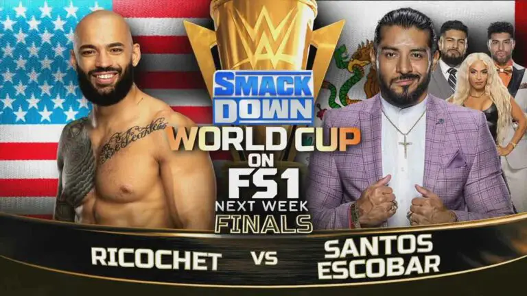 Ricochet vs Escobar SmackDown World Cup Final Set for December 2