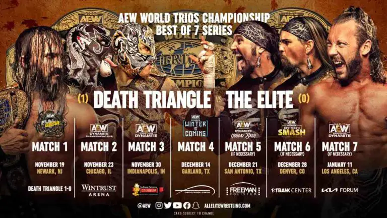 The Elites vs Death Triangle Best Of 7 Series Schedule & Results