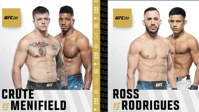 UFC 284: Rodrigues vs Ross & Crute vs Menifield Added to Perth Card