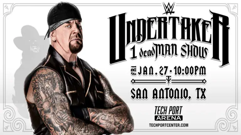 Undertaker 1 deadMAN SHOW Set for Jan 27 in San Antonio