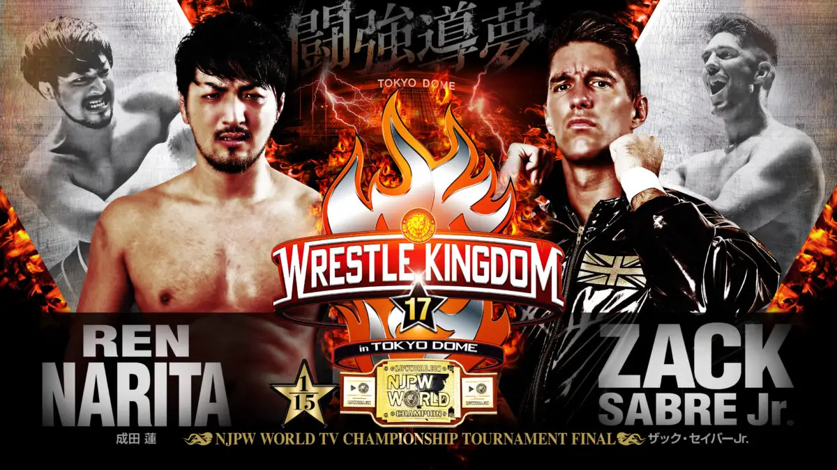 Zack Sabre Jr. vs Ren Narita Wrestle Kingdom 17