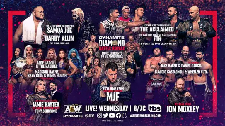 AEW Dynamite December 7, 2022, Preview & Match Card