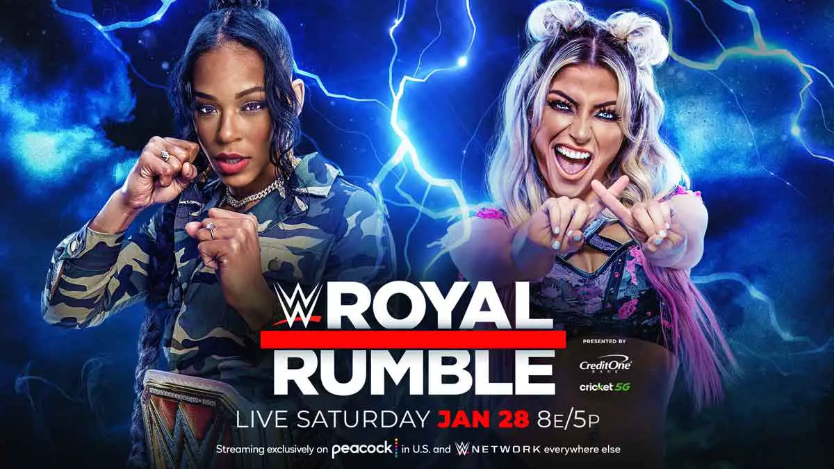 Bianca Belair vs Alexa Bliss WWE Royal Rumble 2023