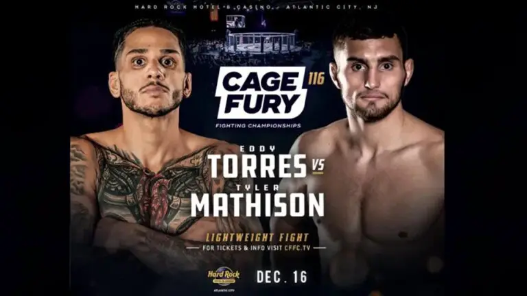 CFFC 116: Torres vs Mathison Results LIVE, Card, Time, Prelims