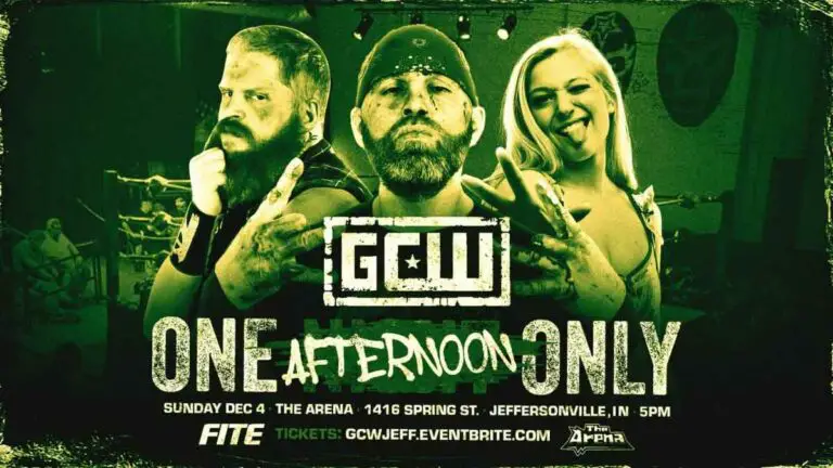 GCW One Afternoon Only Results Live, Card, Streaming Details