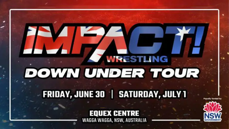 IMPACT Down Under Tour 2023 Night 1 & 2, Card, Time, Venue