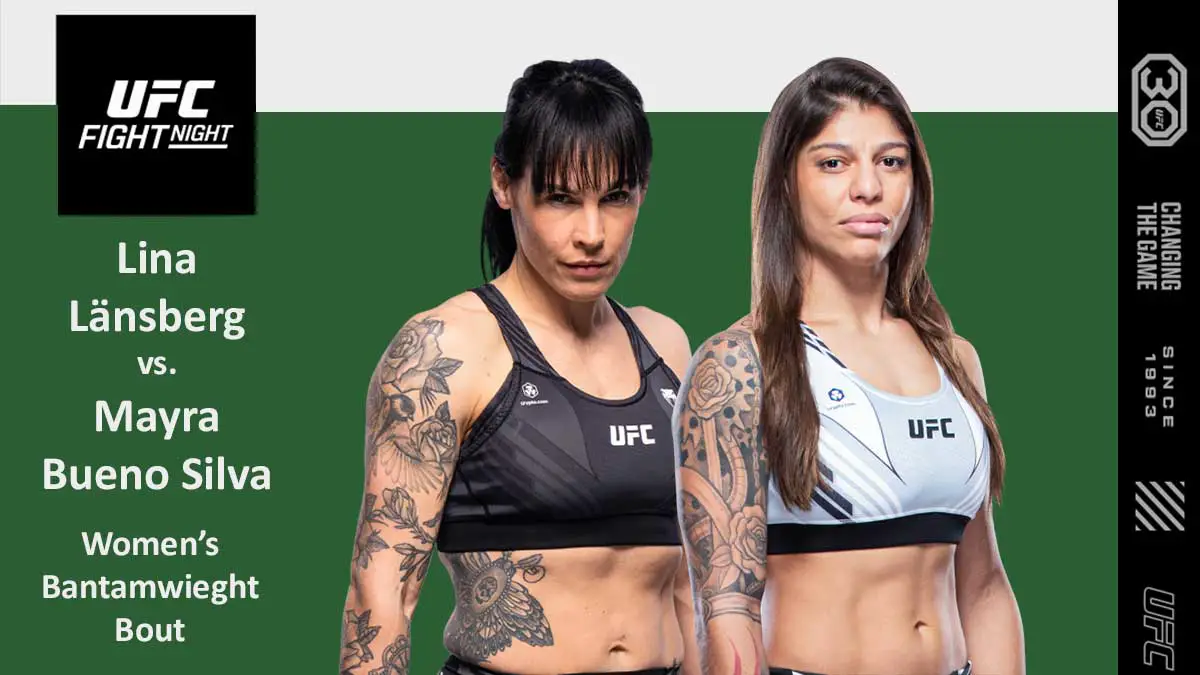 Lina Länsberg vs Mayra Bueno Silva at UFC Vegas 69