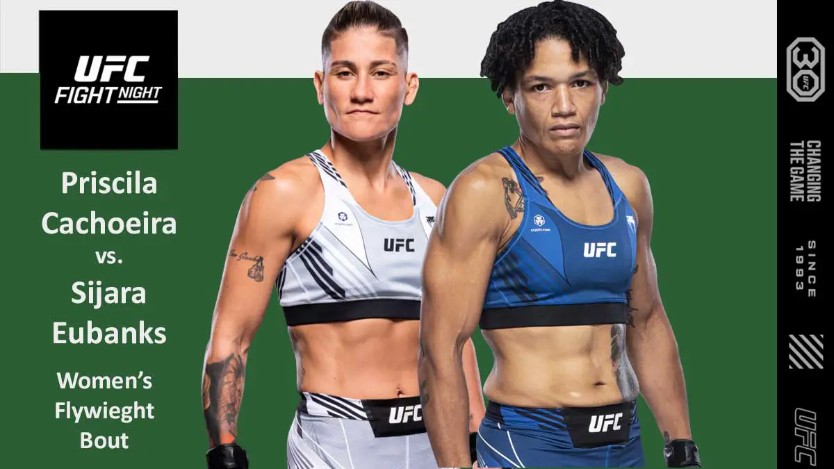 Priscila Cachoeira vs Sijara Eubanks UFC Vegas 67