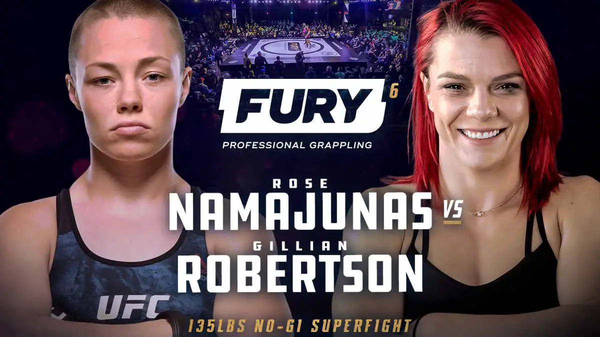 Rose Namajunas vs Gillian Robertson Fury Pro Grappling 6