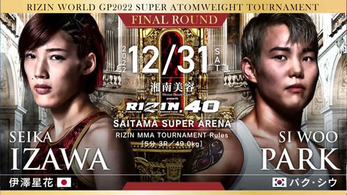 Seika Izawa vs Si Woo Park Rizin 40