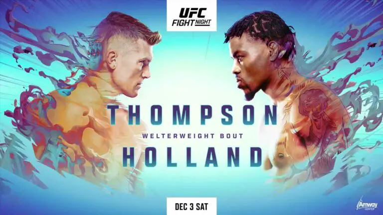 UFC Orlando Results LIVE, Thompson-Holland, RDA-Barbarena
