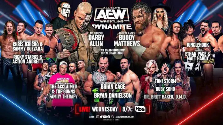 AEW Dynamite January 25, 2023, Preview & Match Card
