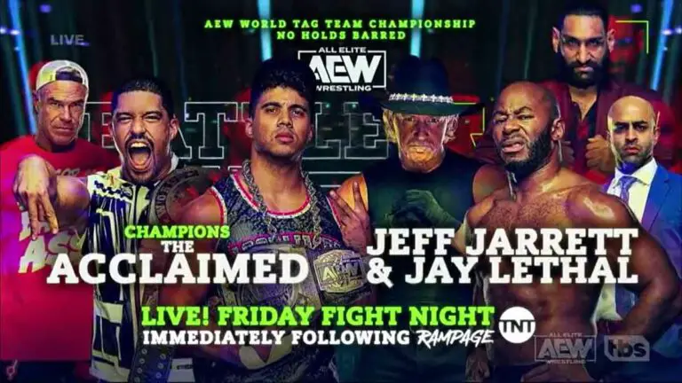 Tag Title & TBS Title Matches Added to AEW Battle of The Belts V