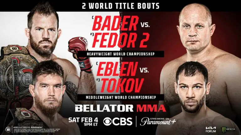 Bellator 290 Results LIVE, Bader vs Fedor 2, Eblen vs Tokov