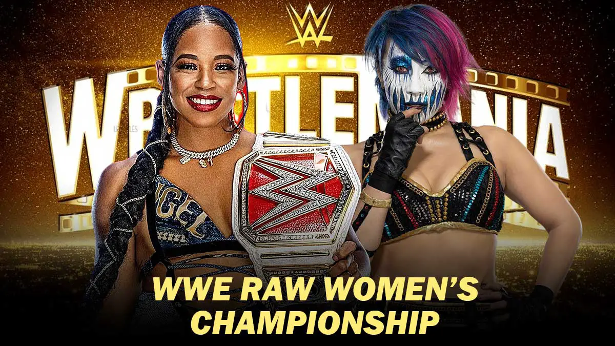 Bianca Belair vs Asuka WWE Raw Women's Championship Match