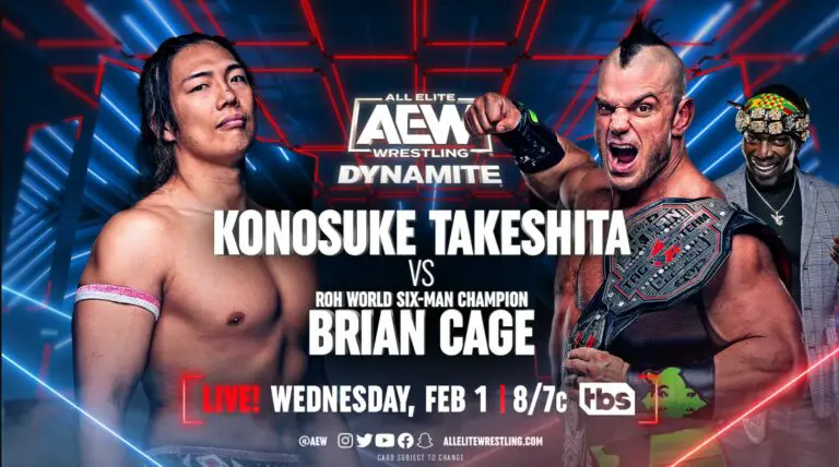 Cage vs Takeshita, TBS Title Match & More Added to Feb 1 Dynamite