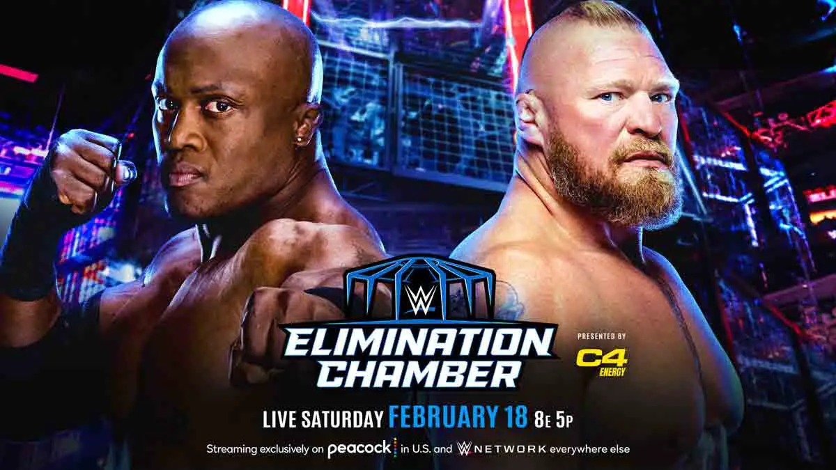 Brock Lesnar vs Bobby Lashley WWE Elimination Chamber 2023