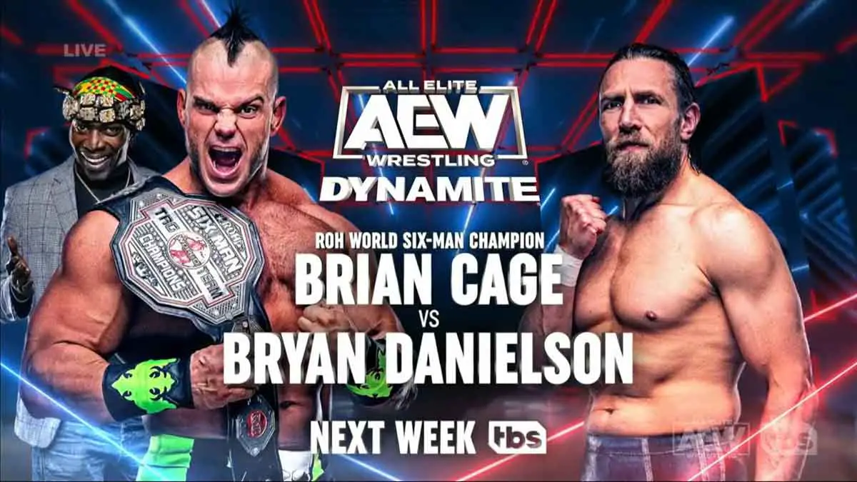 Bryan Danielson vs Brian Cage AEW Dynamite January 25 2023
