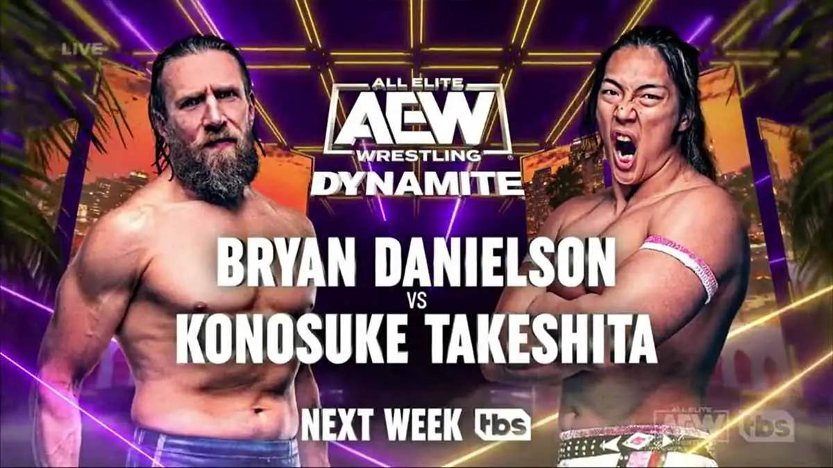 Bryan Danielson vs Konosuke Takeshita AEW Dynamite January 11 2023