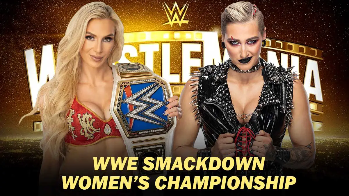 Charlotte Flair vs Rhea Ripley WWE Smackdown Women's Championship Match