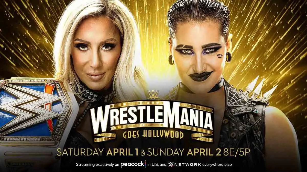 Charlotte Flair vs Rhea Ripley WrestleMania 39 2023