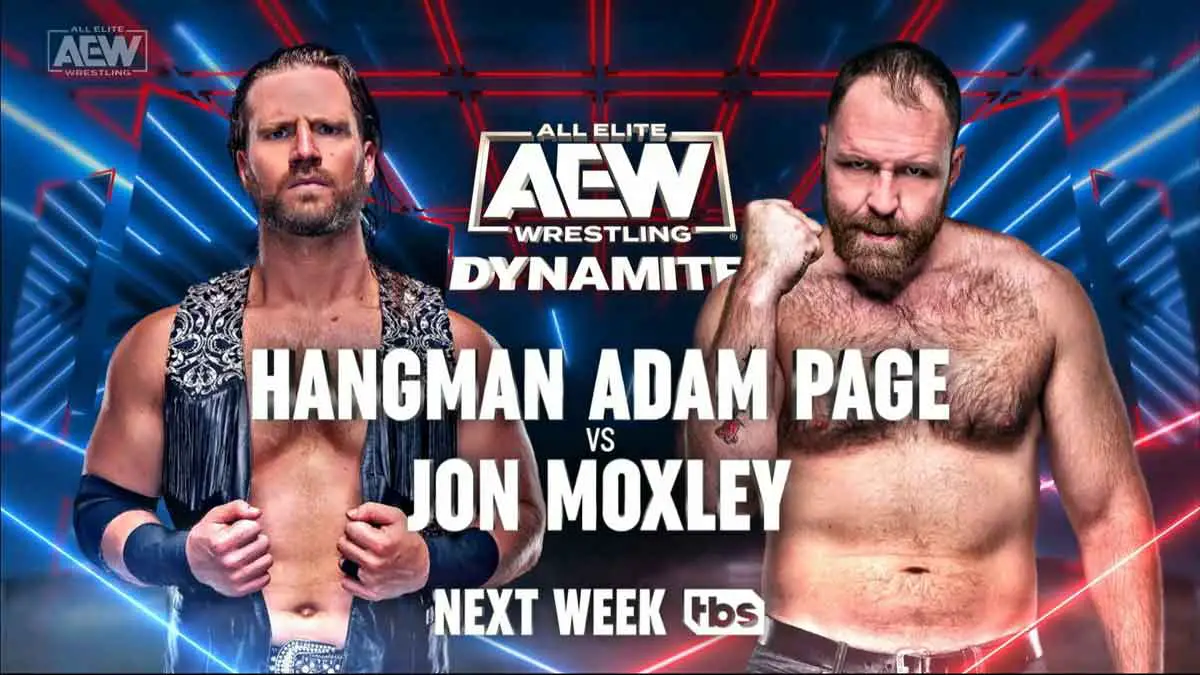 Hangman Page vs Jon Moxley AEW Dynamite February 1