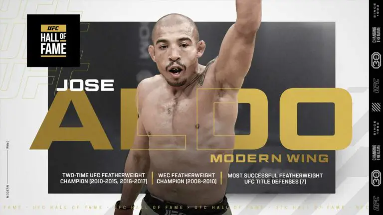 José Aldo To Be Inducted to UFC Hall of Fame 2023 Modern Wing