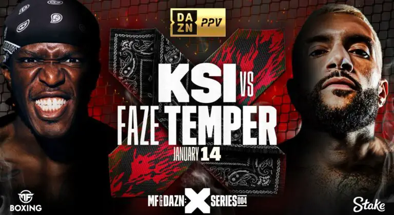 Dillon Danis Out, KSI to Face Faze Temperrr on Jan 14