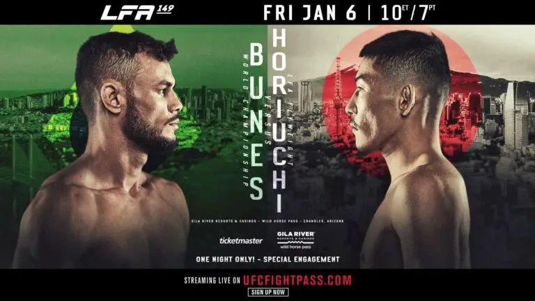 LFA 149 Results LIVE, Bunes vs Horiuch Fight Card, Start Time