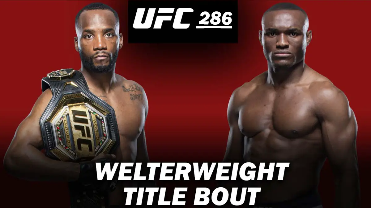 Leon Edwards vs Kamaru Usman 3 for UFC Welterweight Championship at UFC 286