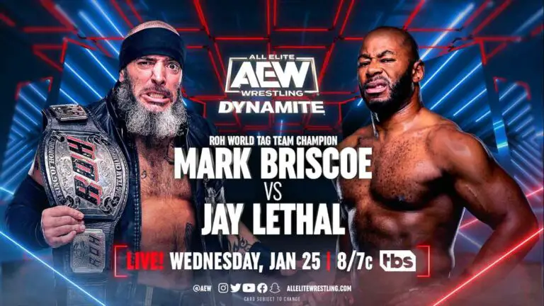 Jay Briscoe Memorial Match Added to AEW Dynamite January 25