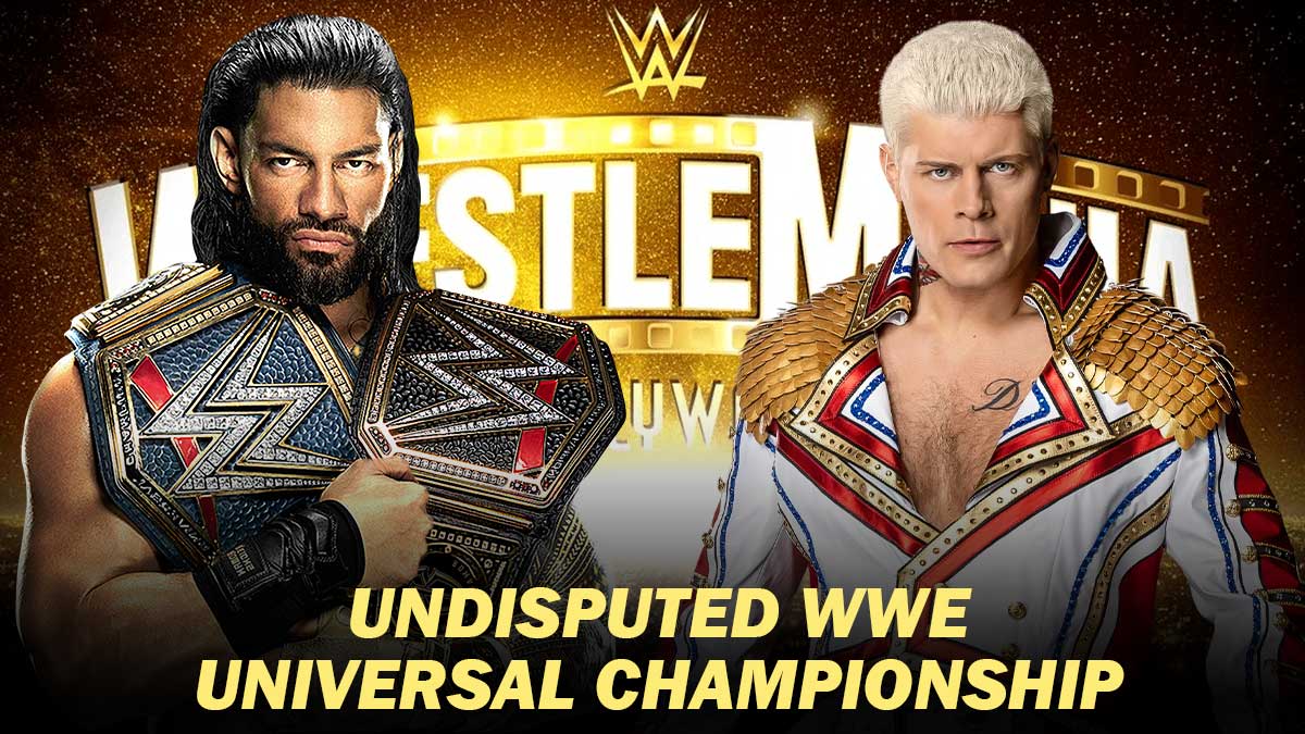 Roman Reigns vs Cody Rhodes WWE Universal Championship Bout