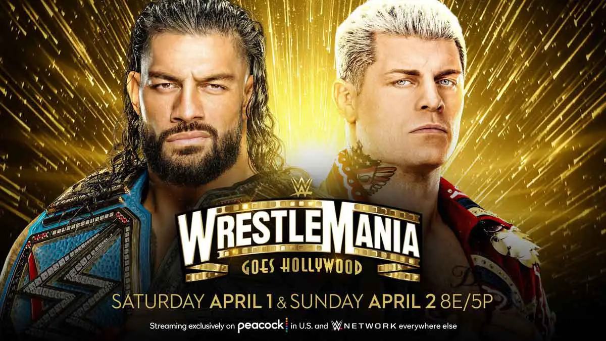 Roman Reigns vs Cody Rhodes WWE WrestleMania 39 2023