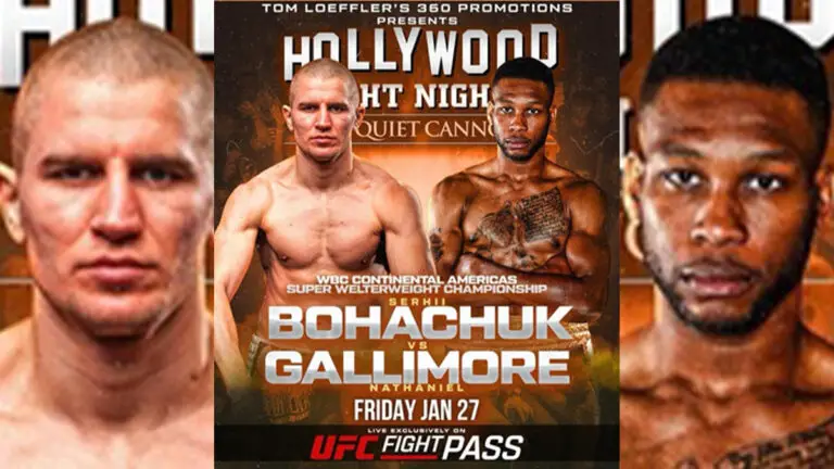 Serhii Bohachuk vs Nathaniel Gallimore Results LIVE, Card, Time