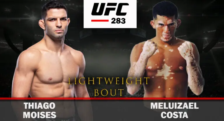 Thiago Moisés vs Melquizael Costa Agreed for UFC 283 PPV