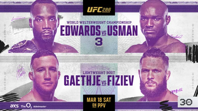How to Watch UFC 286 Online, Edwards vs Usman Live Stream Details