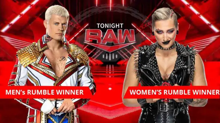 WWE RAW January 30, 2023, Preview & Match Card