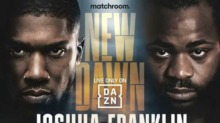 Anthony Joshua vs Jermaine Franklin Official for April 1 at O2 Arena