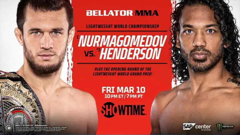 Bellator 292 Results LIVE, Nurmagomedov vs Henderson Card, Time