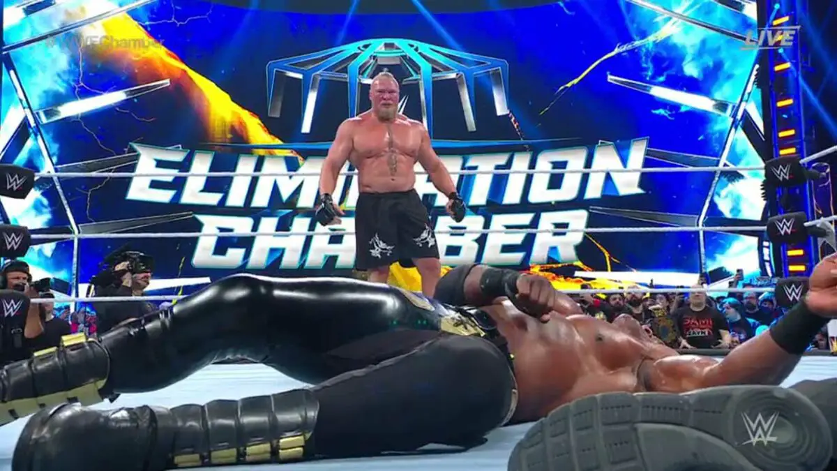 Brock Lesnar Elimination Chamber 2023