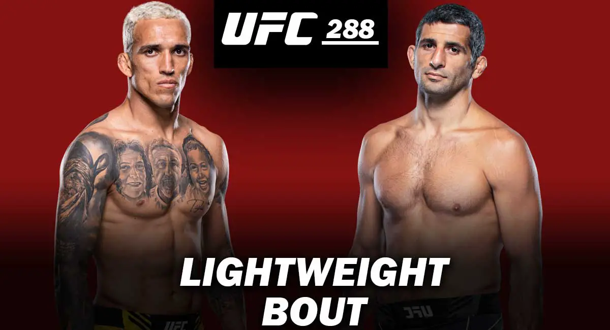 Charles Oliveira vs Beneil Dariush UFC 288