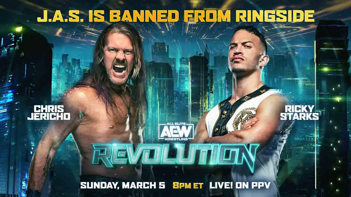 Chris Jericho vs Ricky Starks AEW Revolution 2023