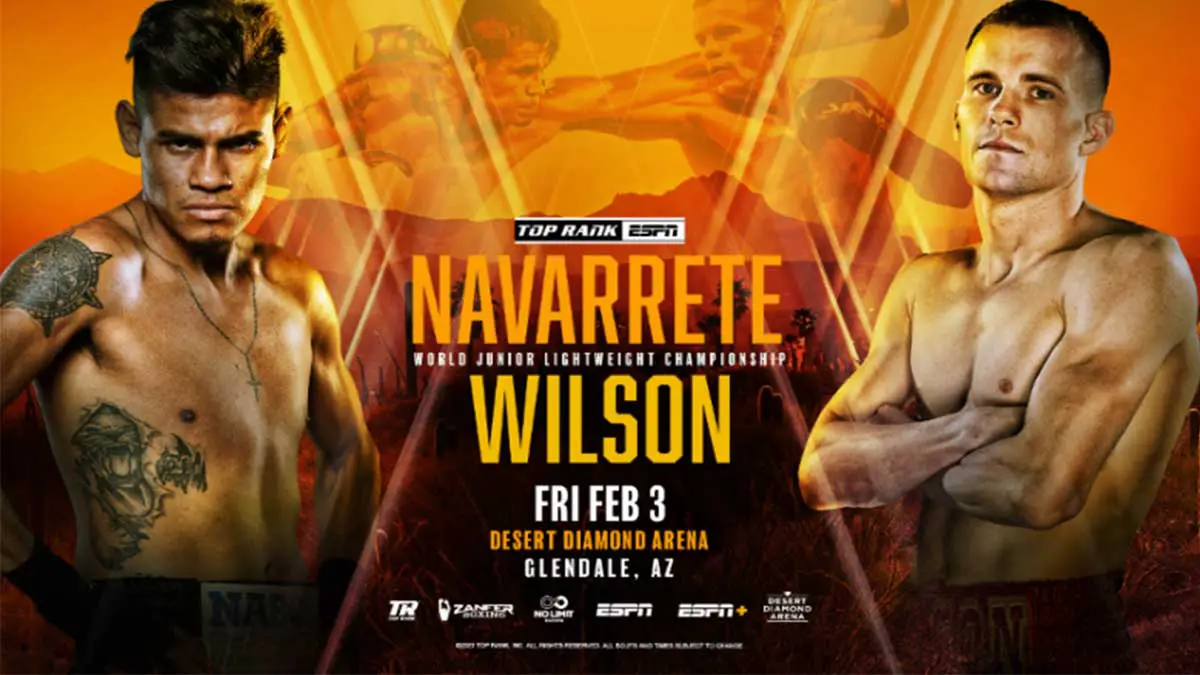 Emmanuel Navarrete vs Liam Wilson Poster