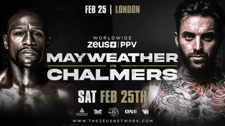 Floyd Mayweather vs Aaron Chalmers Results Live